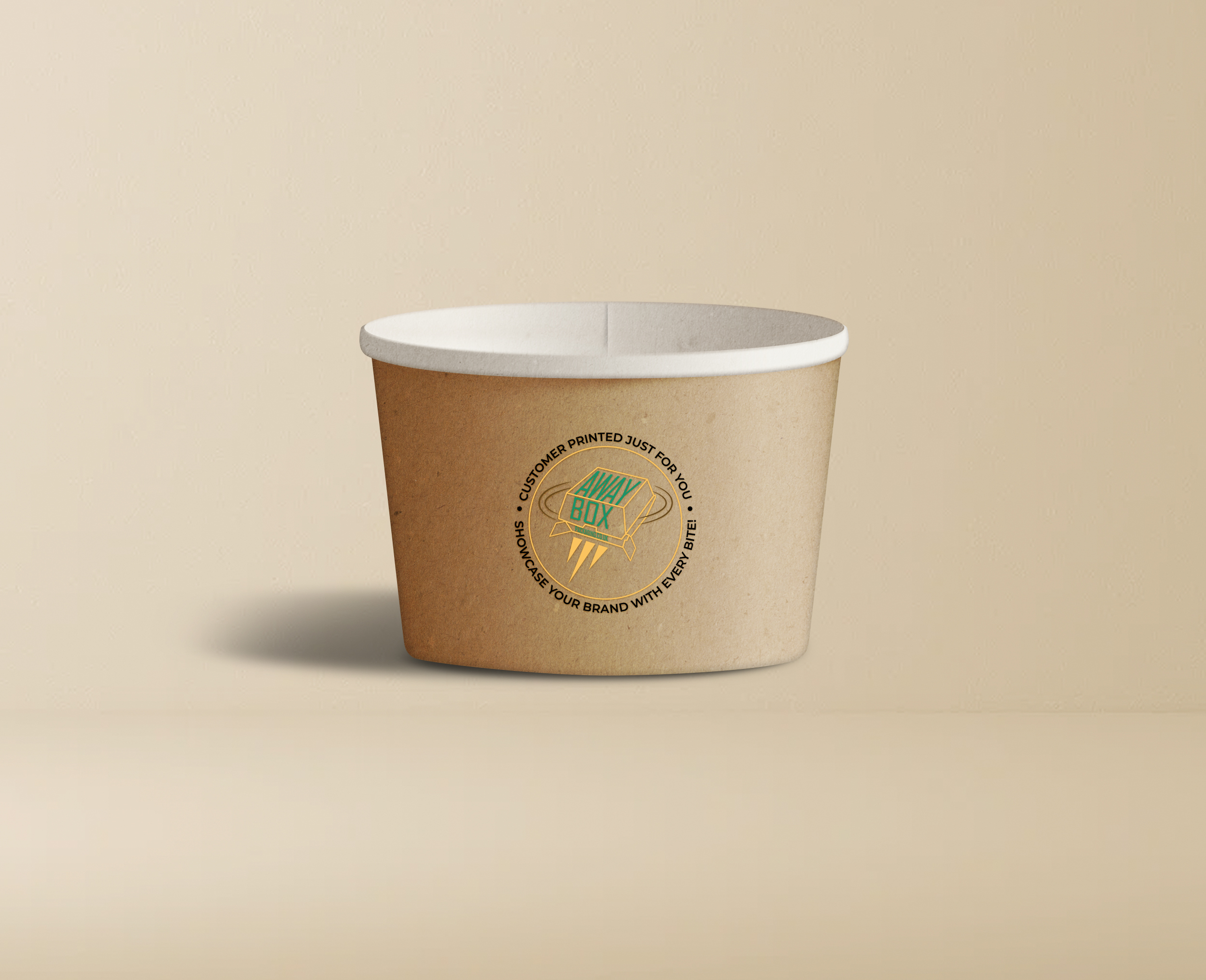 Ice Cream cup _kraft
