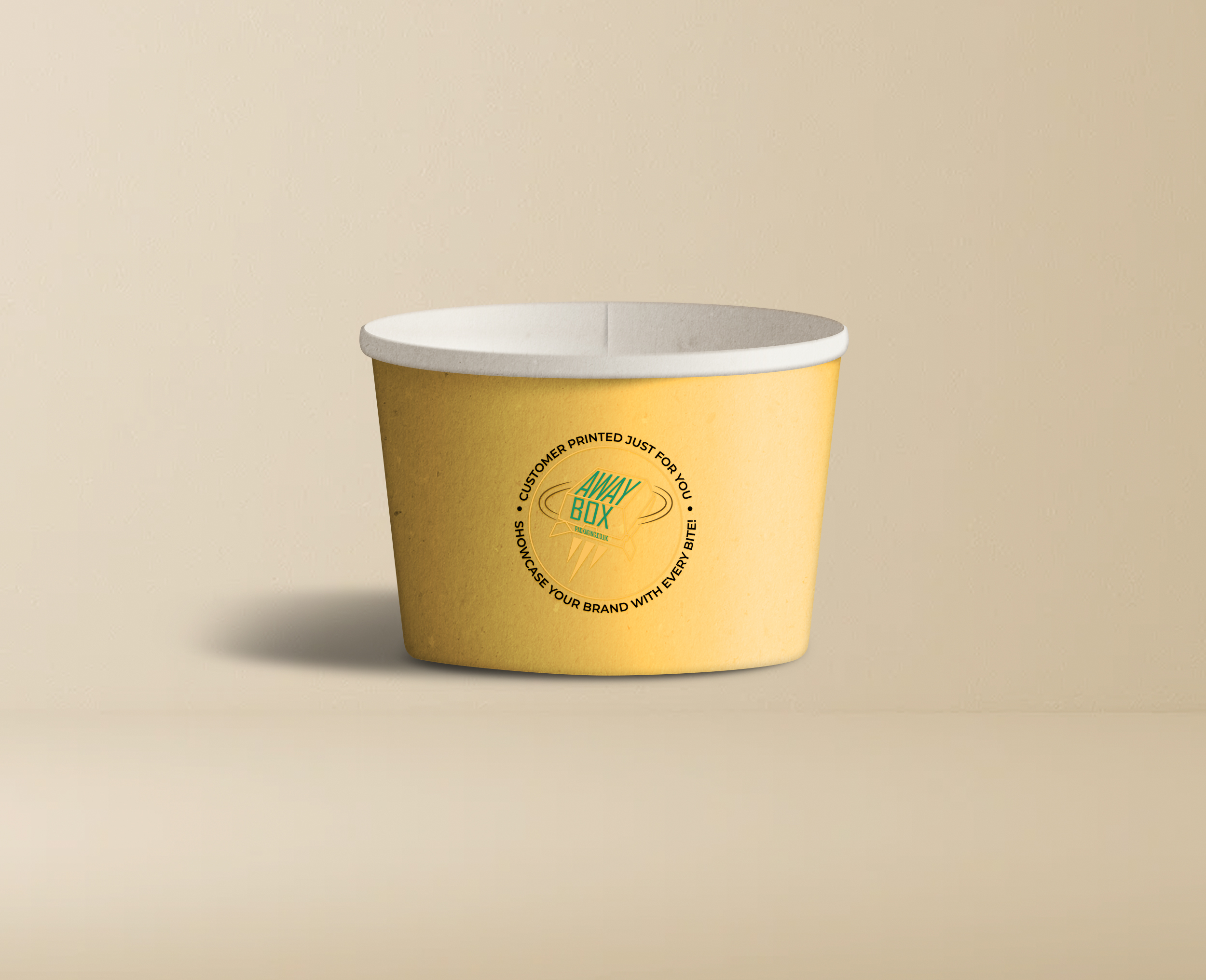 Ice Cream cup_yellow